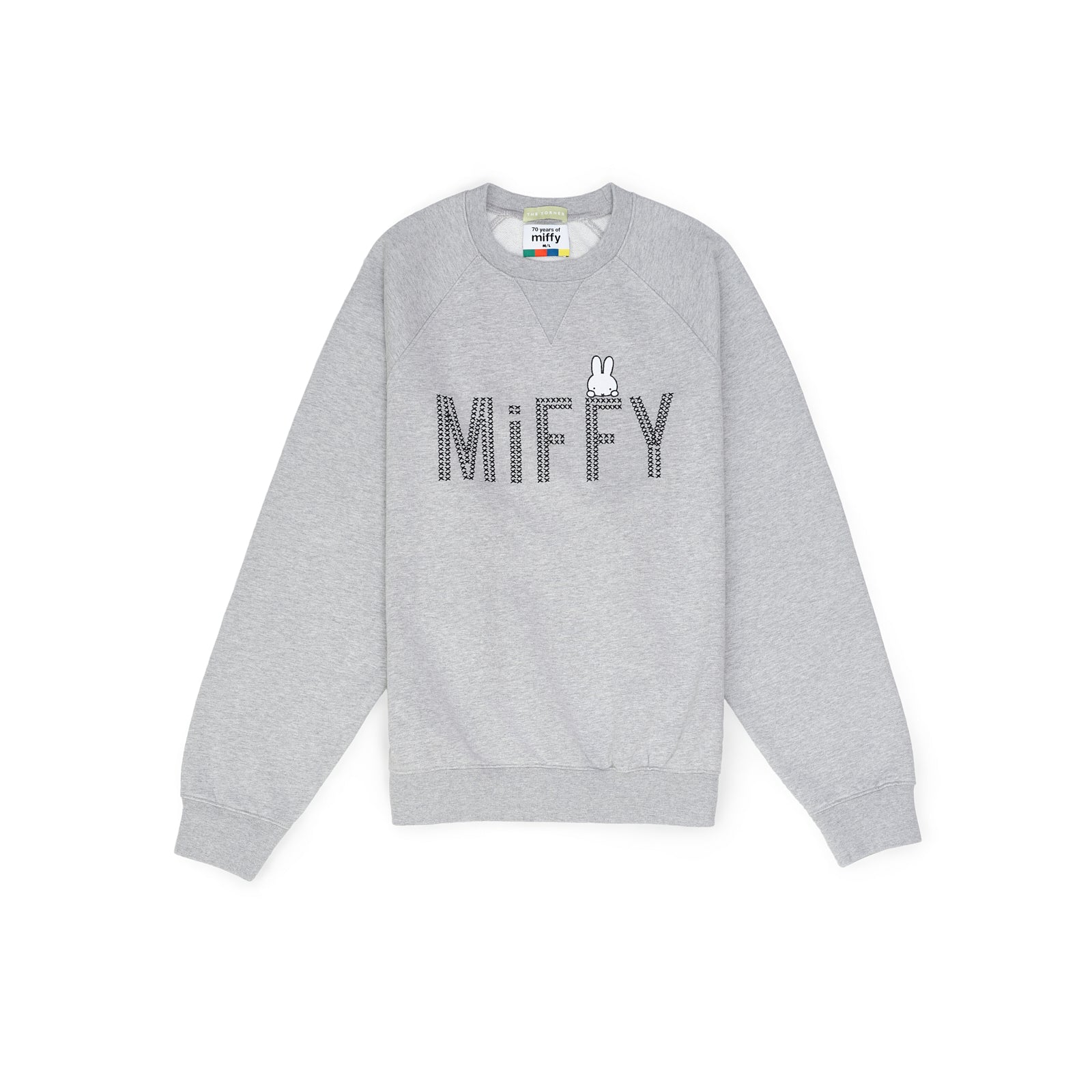 Miffy Sewing Logo Sweatshirt - Grey (GRY) – The Korner