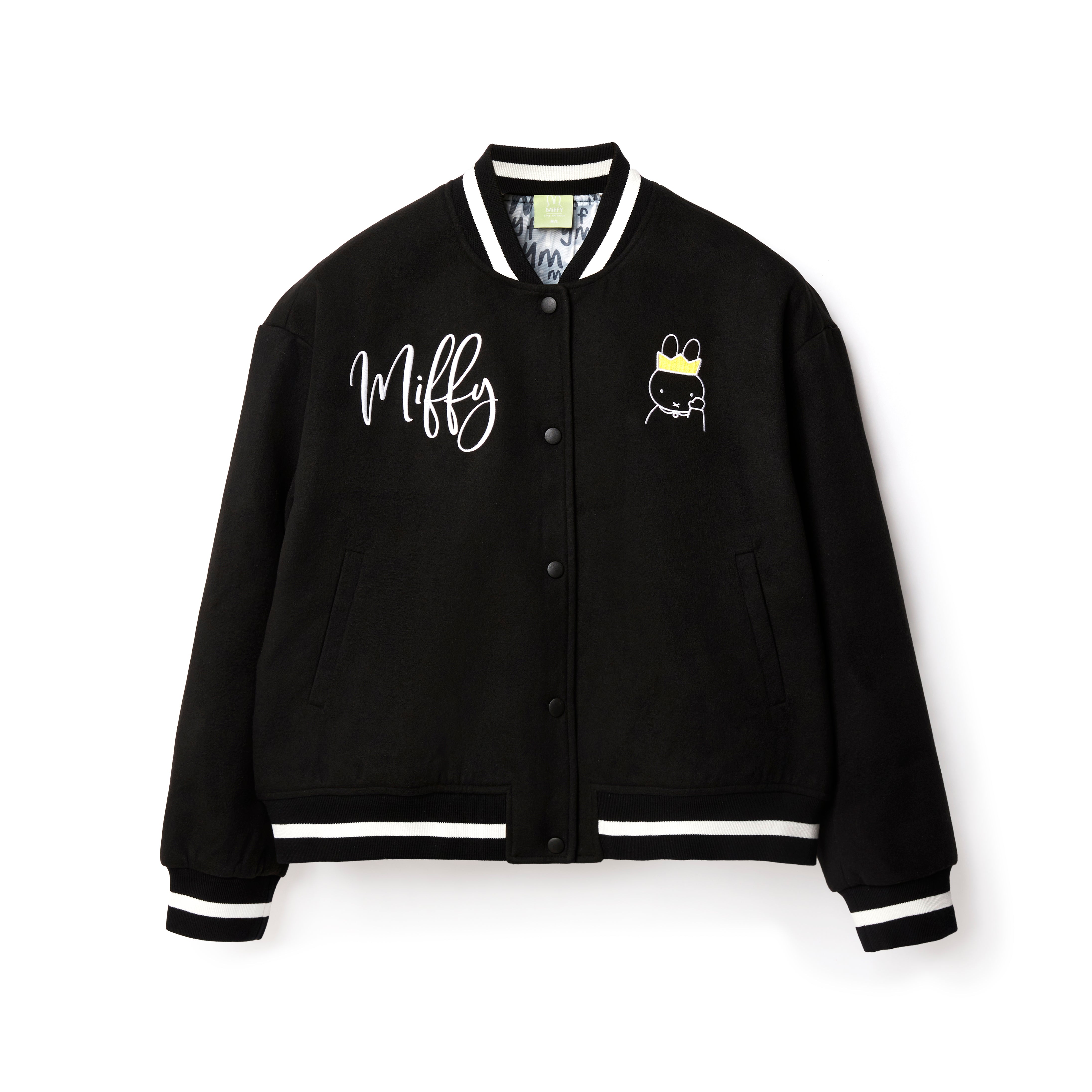 Miffy Crown Bomber Jacket JK2 - Black (BLK) – The Korner