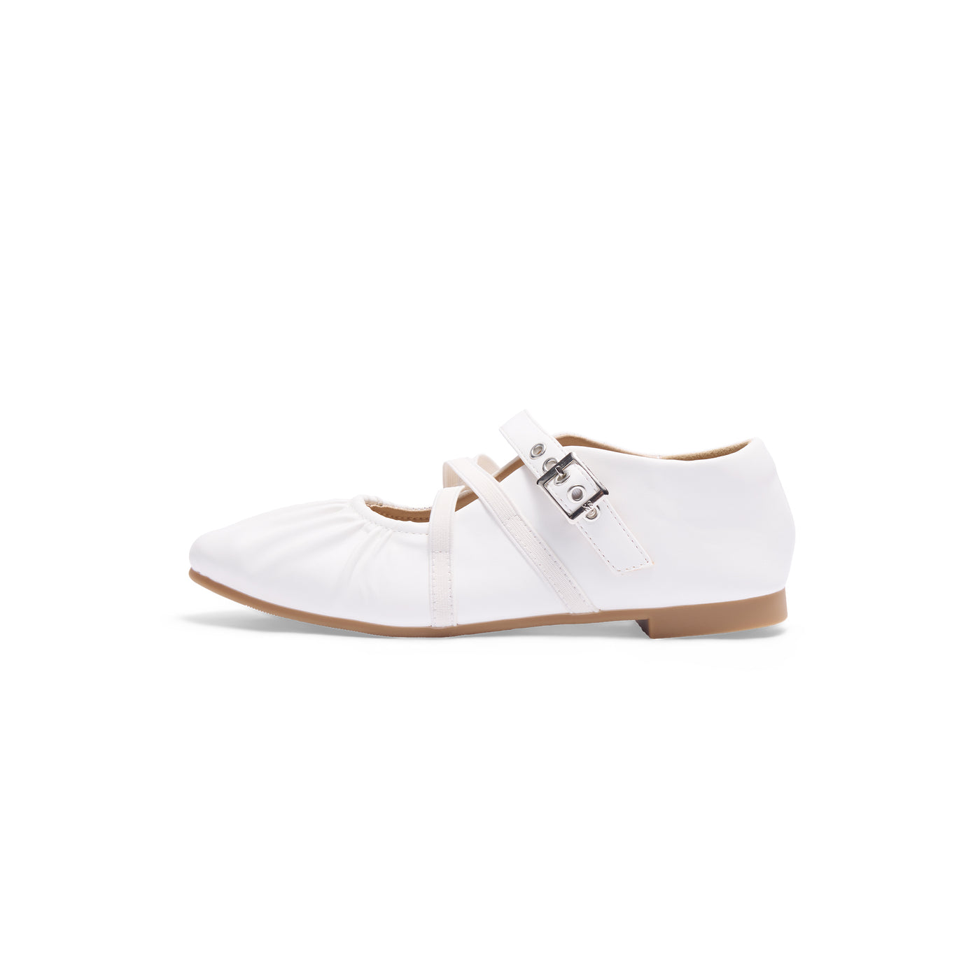 Klara Rouched Flats - Beige ( BEI )