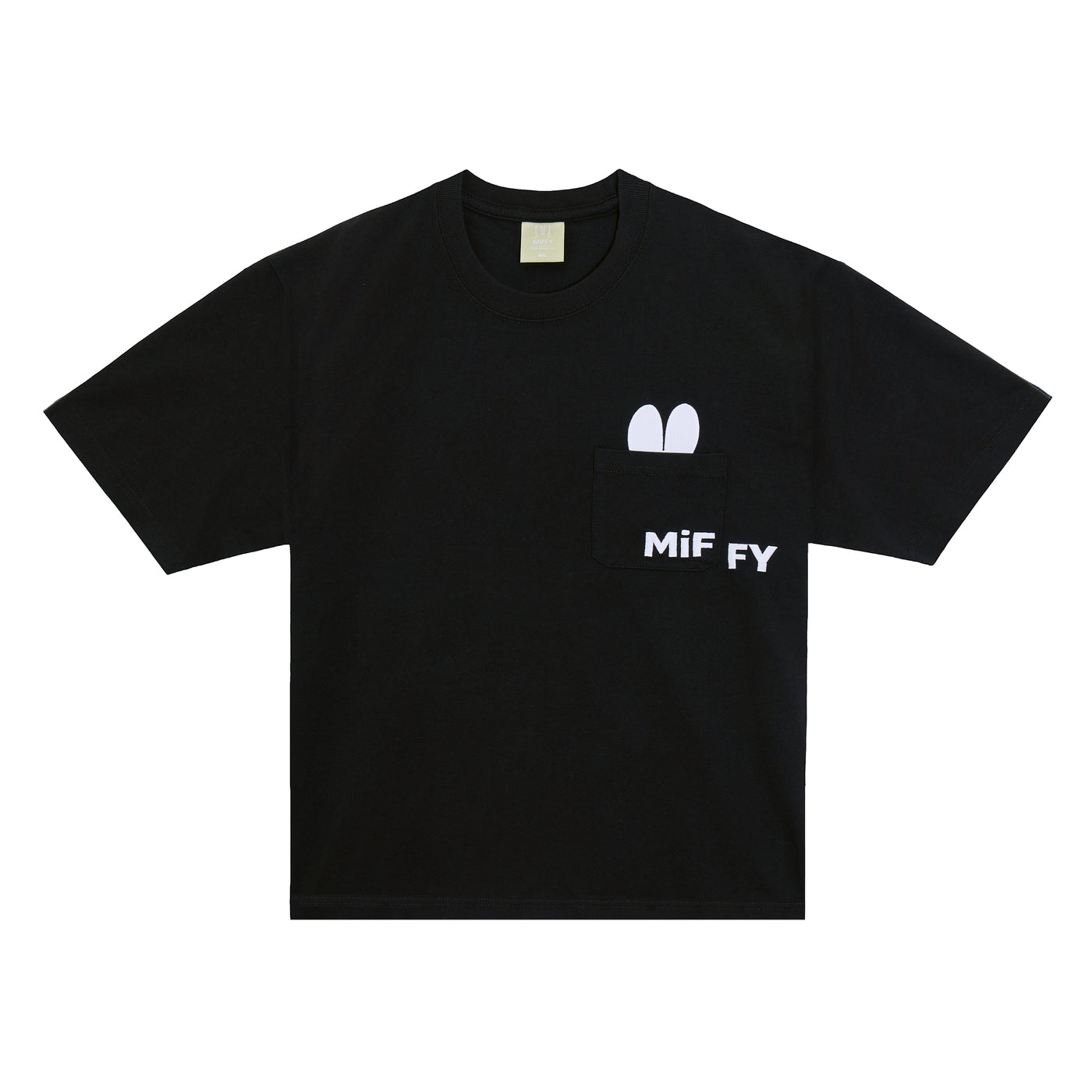 Miffy Ears Pocket Tee - Black (BLK)