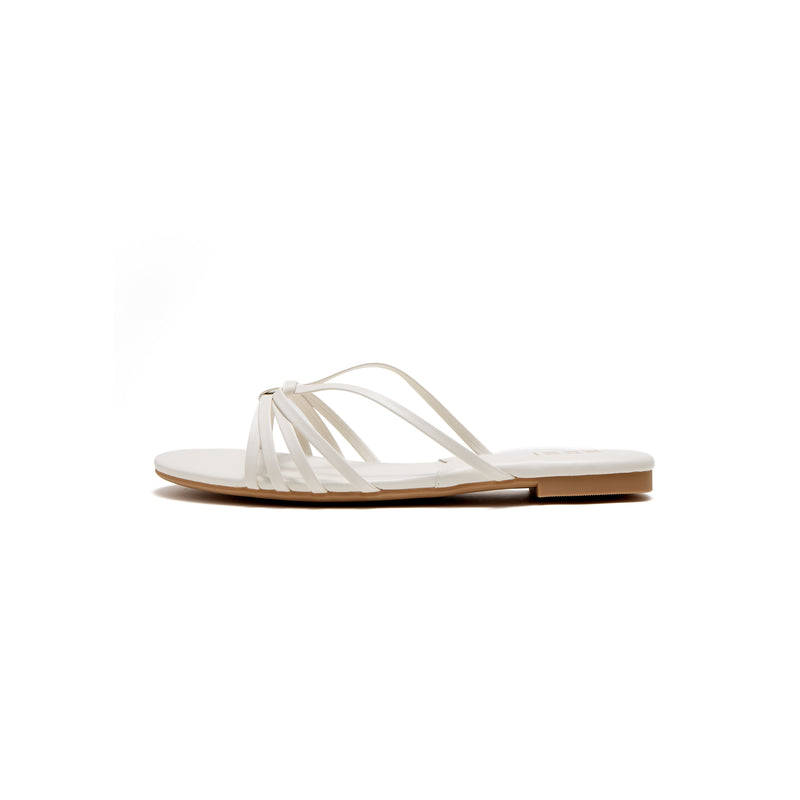Krisse Stripe Slippers - Beige (BEI)