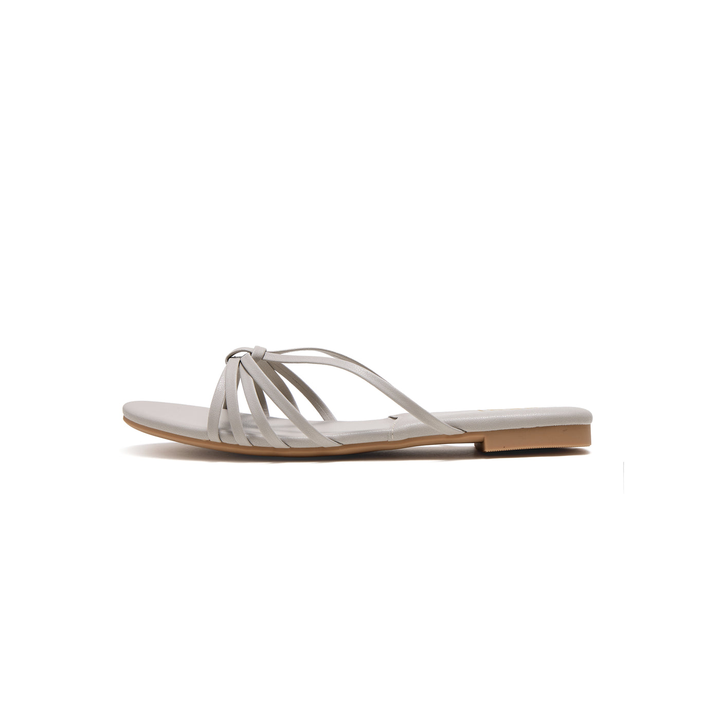 Krisse Stripe Slippers - Mid Grey (MGY)
