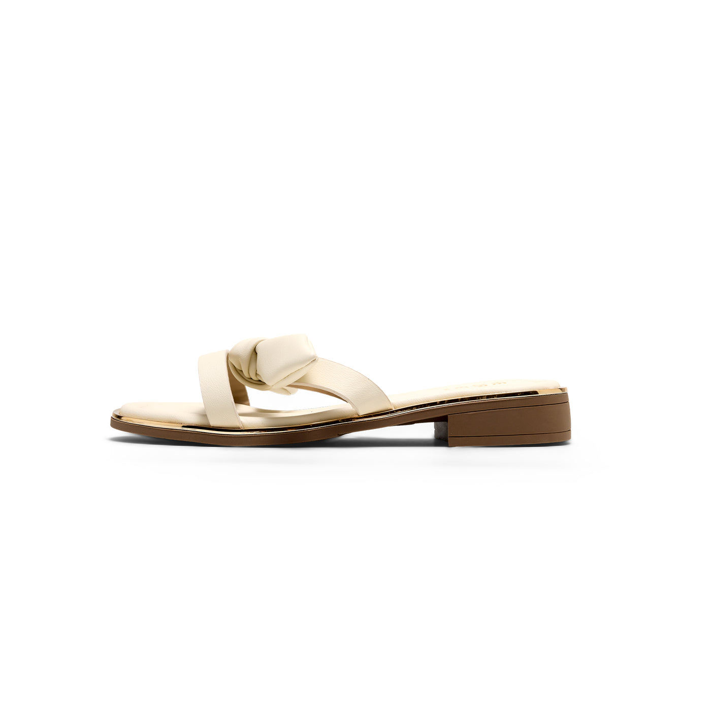 Kris Knot Slippers - Beige (BEI)