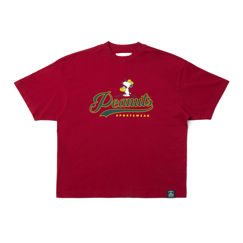 Peanuts Sports Tee - Burgundy (BGD)