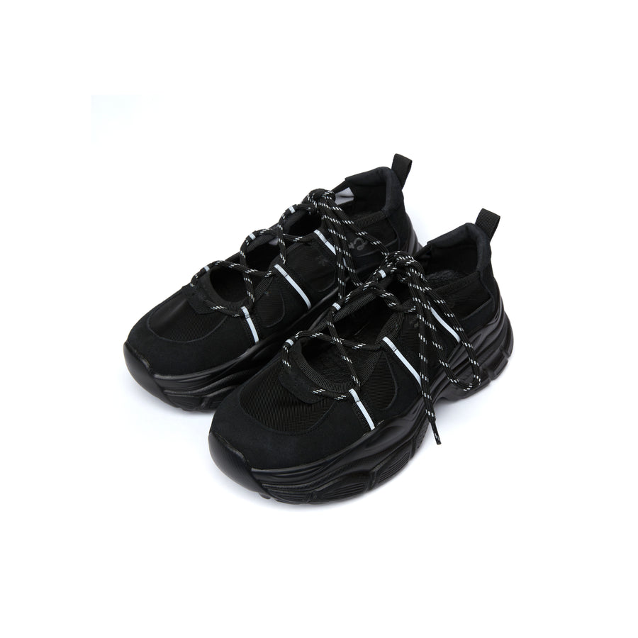 Soul Chic Laces Sneakers - Black (BLK)