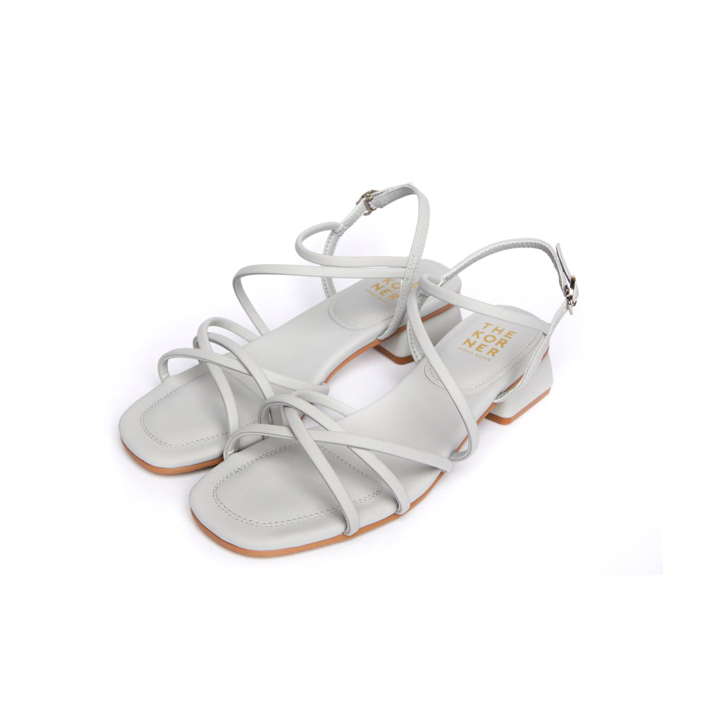 Kasual Stripe Sandals - Mid Grey (MGY)