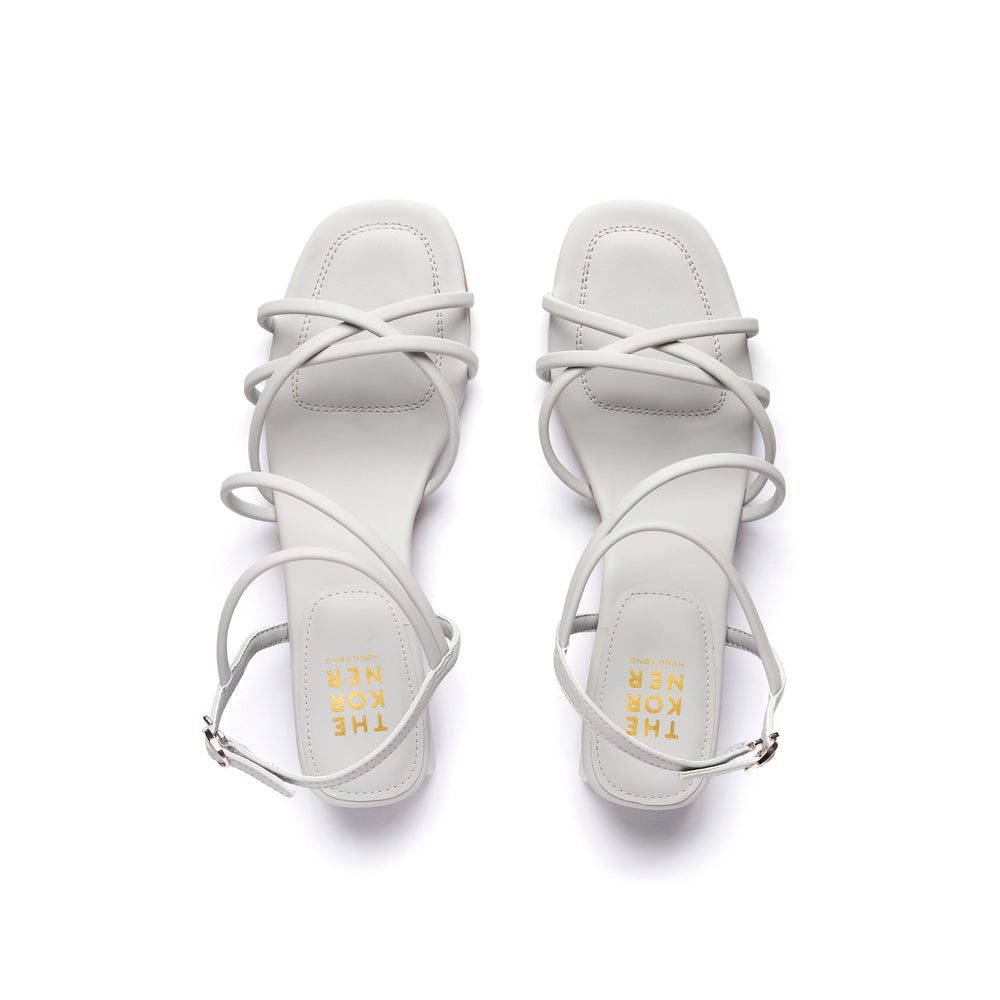 Kasual Stripe Sandals - Mid Grey (MGY)