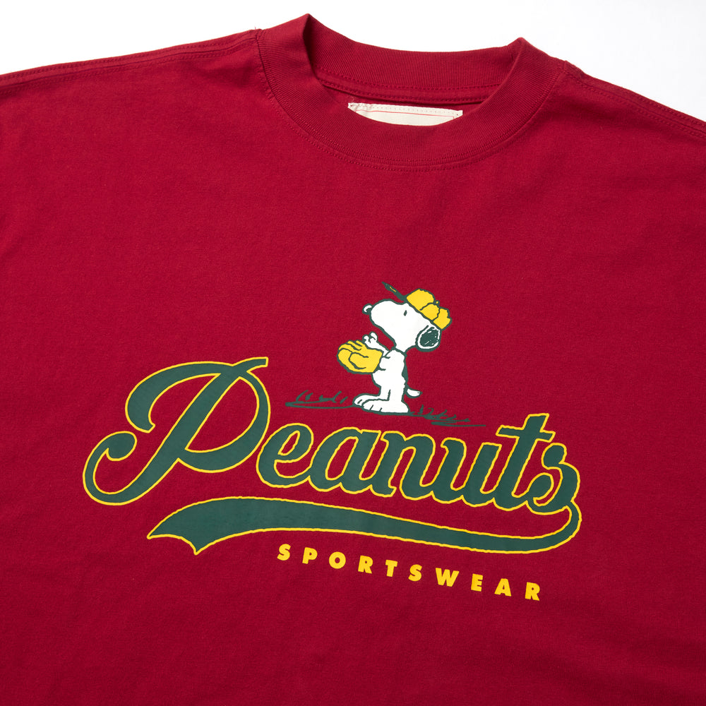 Peanuts Sports Tee - Burgundy (BGD)