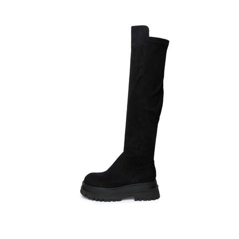 Soul Chic Suede Boots - Black (BLK)