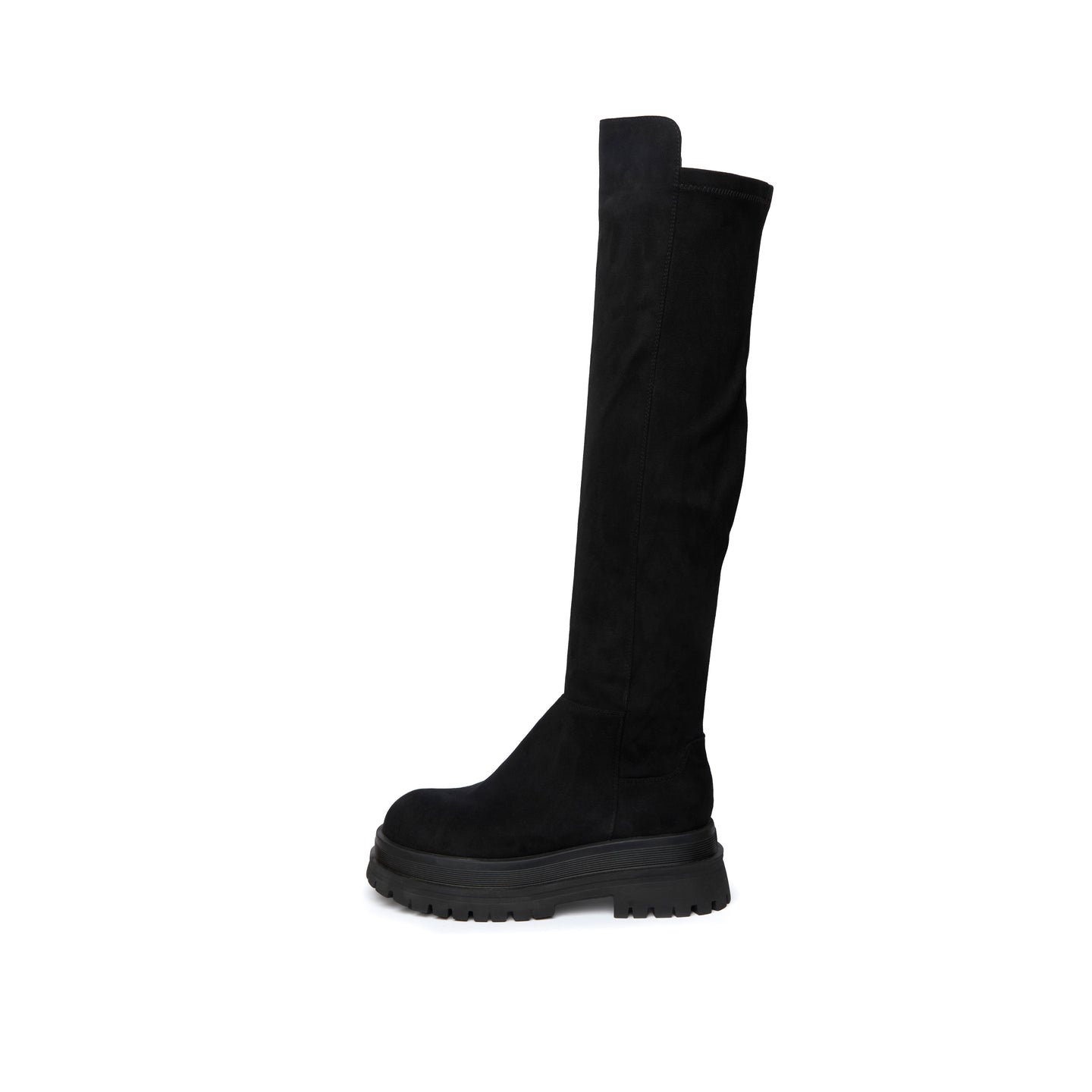 Soul Chic Suede Boots - Black (BLK)