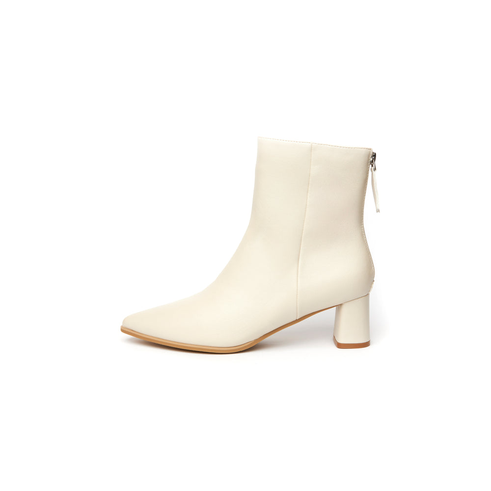 Kedi Heel Boots - Beige (BEI)