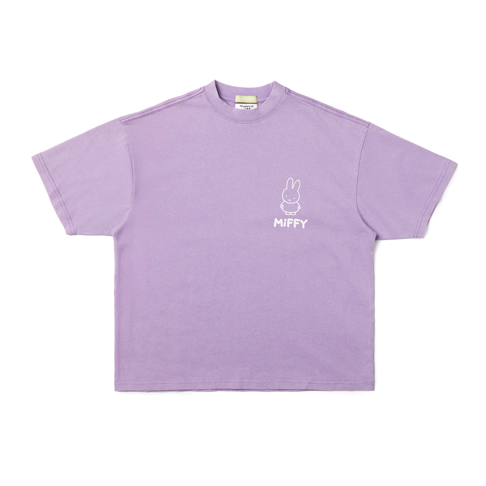 Miffy 70S Logo Washed Tee - Light Purple (LPL)