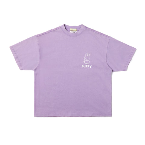 Miffy 70S Logo Washed Tee - Light Purple (LPL)