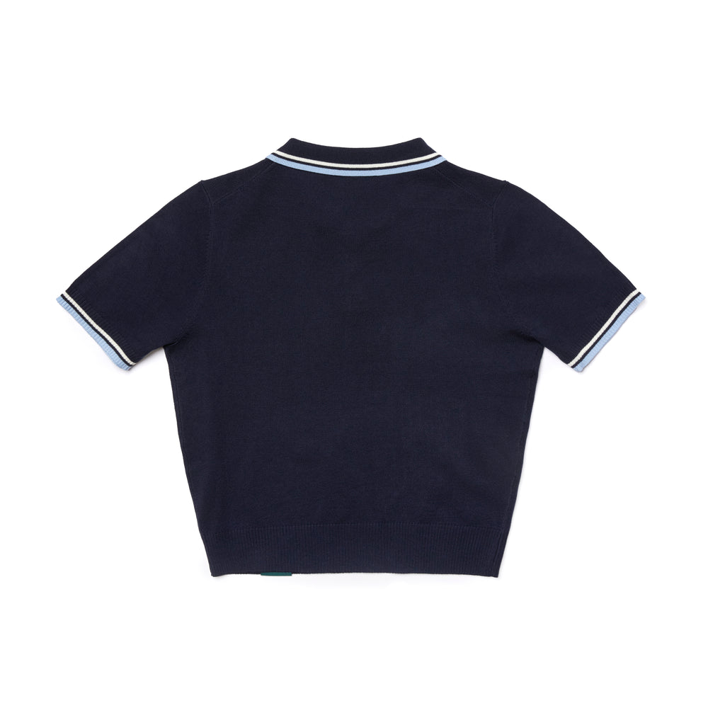 Snoopy Knitted Polo - Navy (NVY)