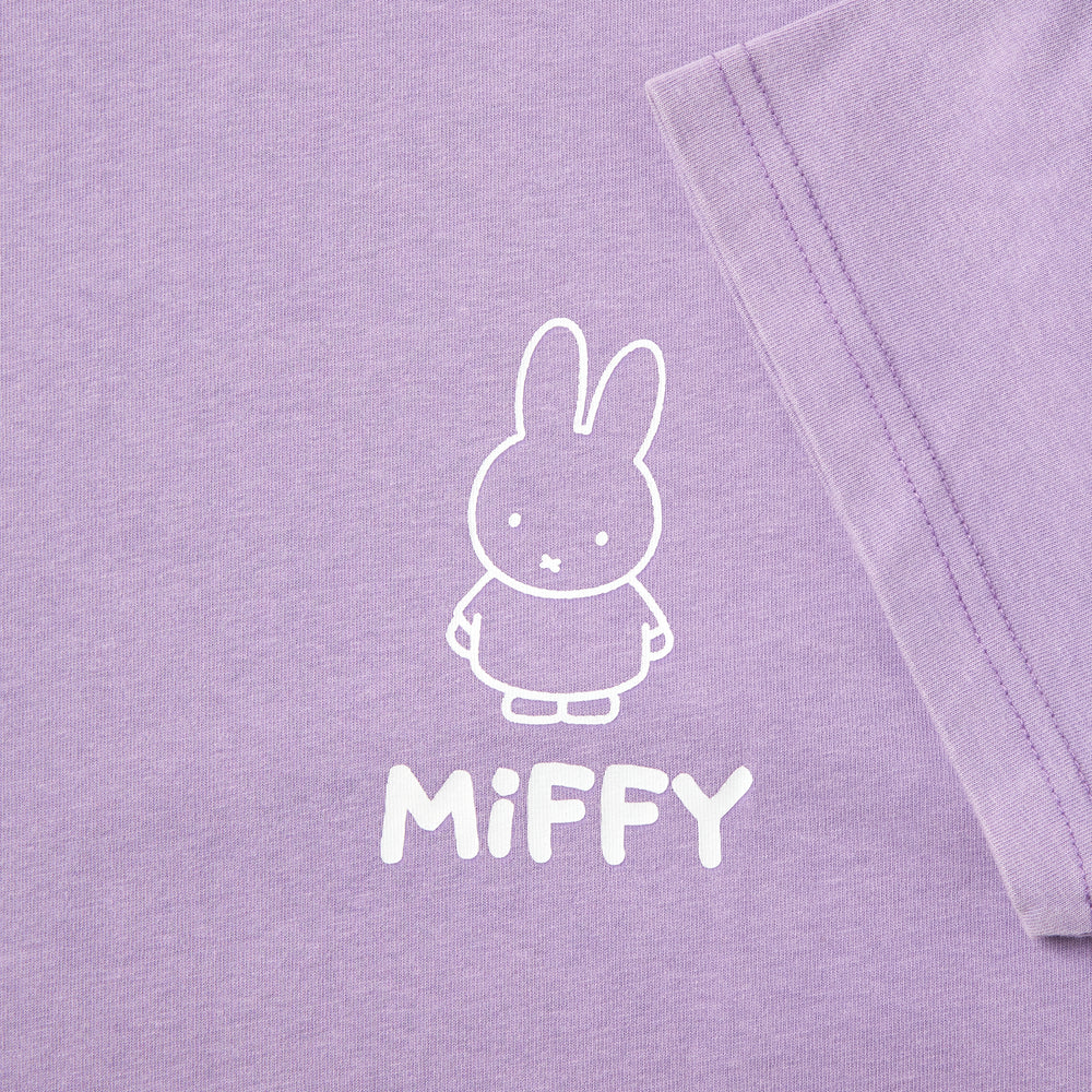 Miffy 70S Logo Washed Tee - Light Purple (LPL)