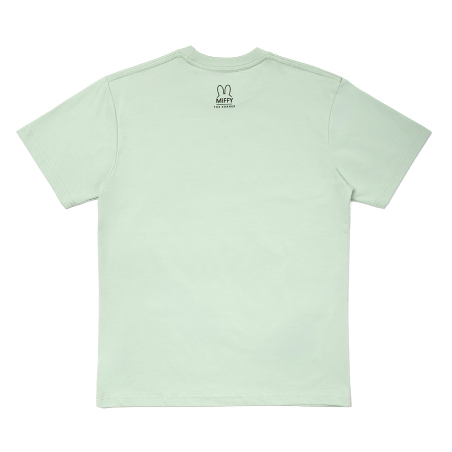 Miffy Face Short Sleeve Tee - Green (GRN)