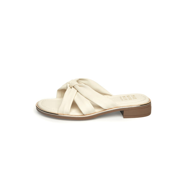 Kris Ribbon Slippers - Beige (BEI)