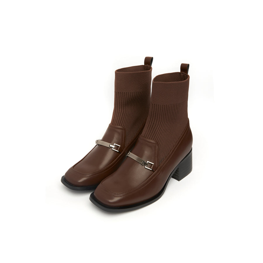 Kiley Square Boots - Khaki (KHK)