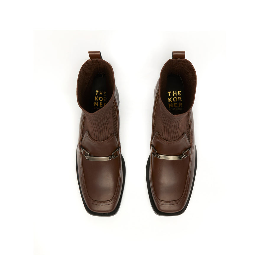 Kiley Square Boots - Khaki (KHK)