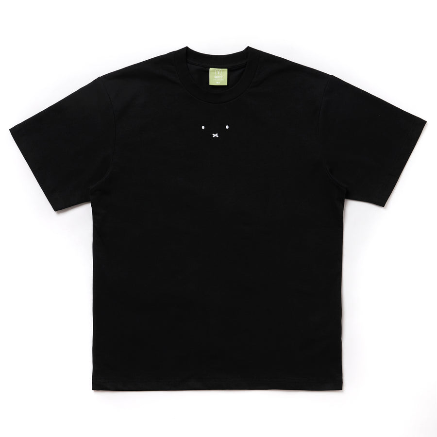 Miffy Face Short Sleeve Tee - Black (BLK)