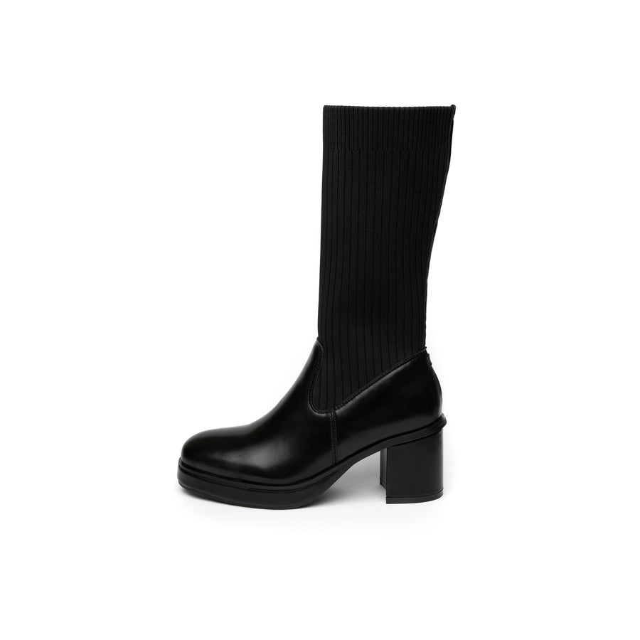 Kala Heel Boots - Black (BLK)