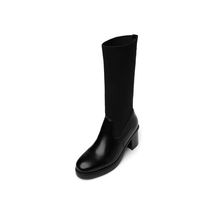 Kala Heel Boots - Black (BLK)