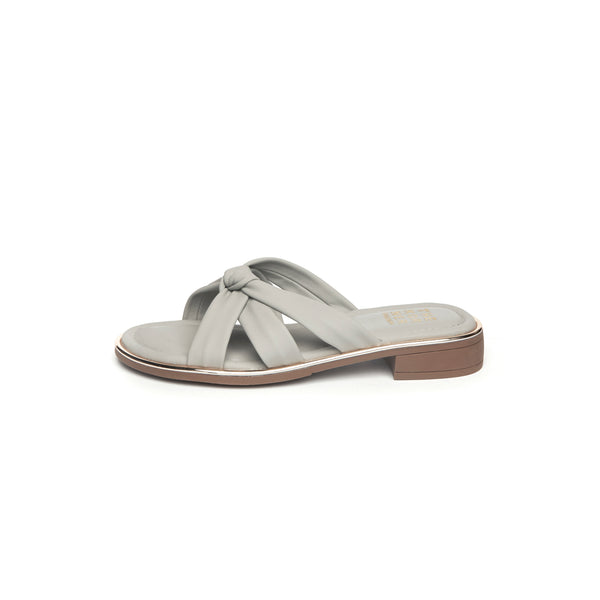 Kris Ribbon Slippers - Mid Gray (MGY)
