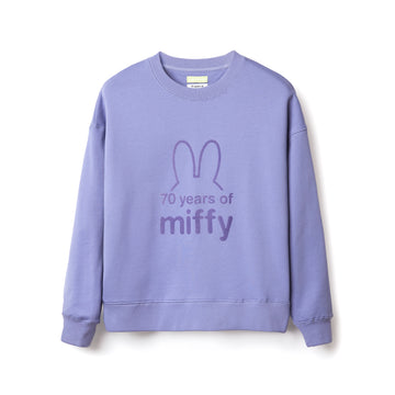 Miffy 70S Outline Sweatshirt - Light Purple (LPL)