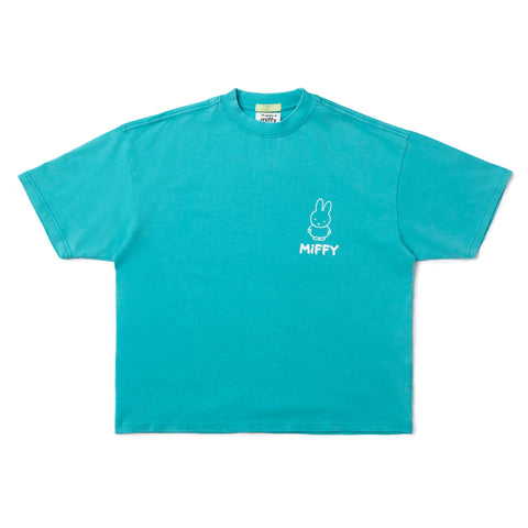 Miffy 70S Logo Washed Tee - Green (GRN)