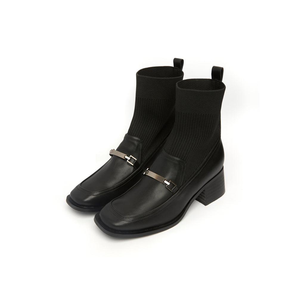 Kiley Square Boots - Black (BLK)