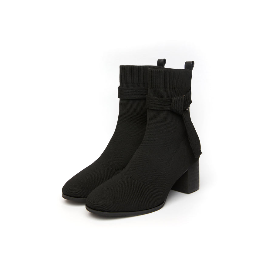 Kiley Knit Boots - Black (BLK)