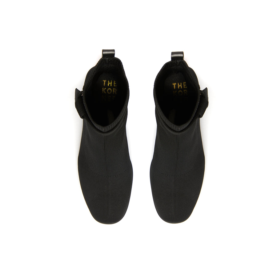 Kiley Knit Boots - Black (BLK)