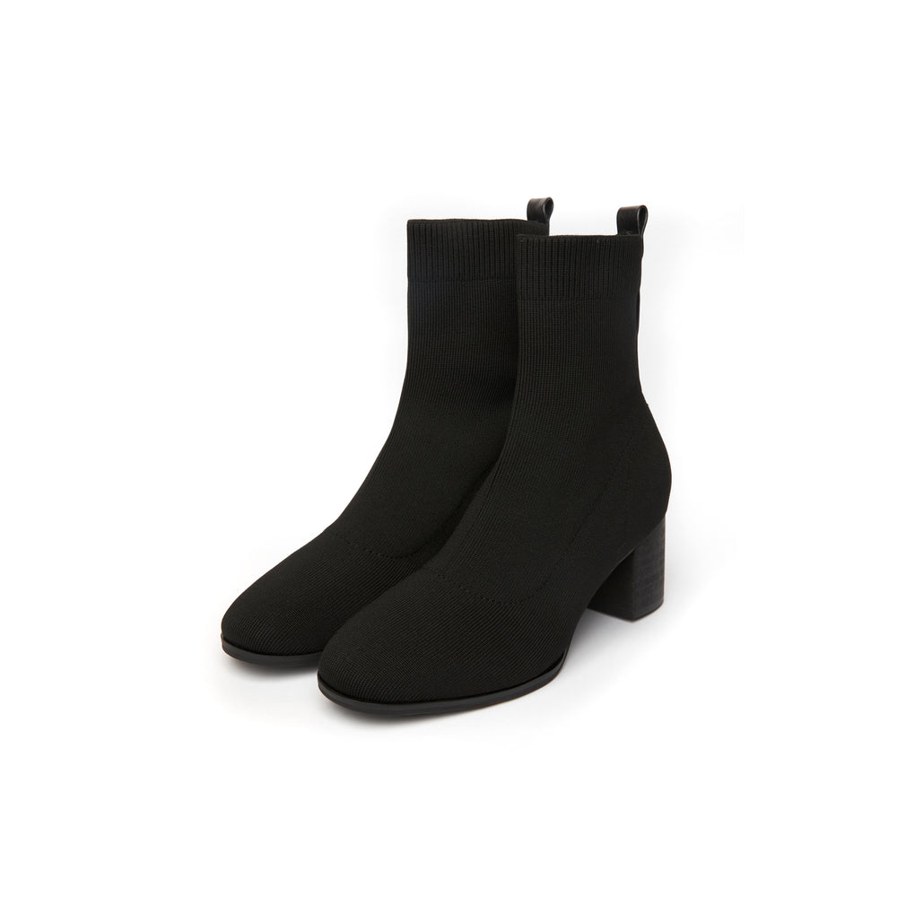 Kiley Knit Boots - Black (BLK)