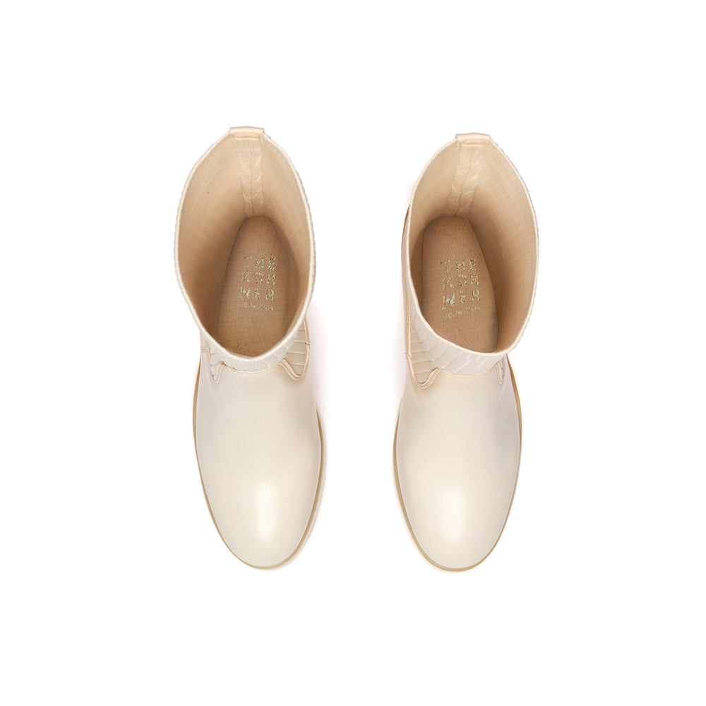 Kala Heel Boots - Beige (BEI)