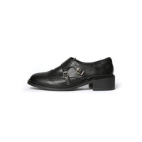 Beloved Wingtip Double Monk - Black (BLK) - 42F / BLK