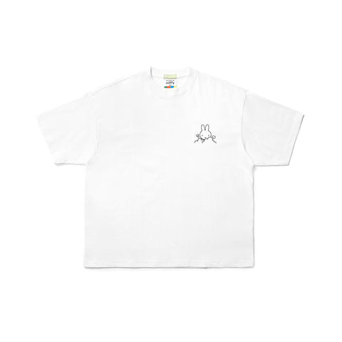 Miffy 70S Swimming Washed Tee - White (WHT)