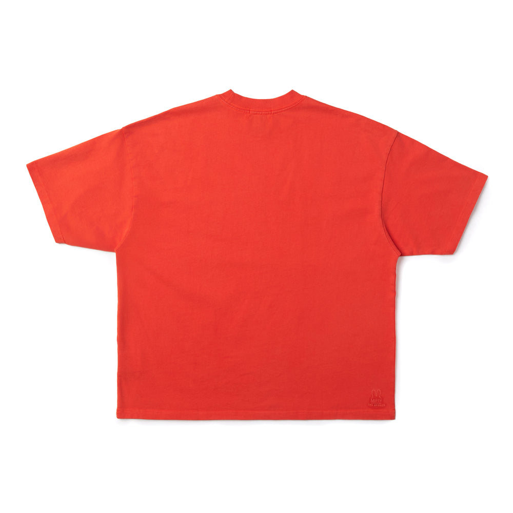 Miffy 70S Stripe Washed Tee - Orange (ORG)
