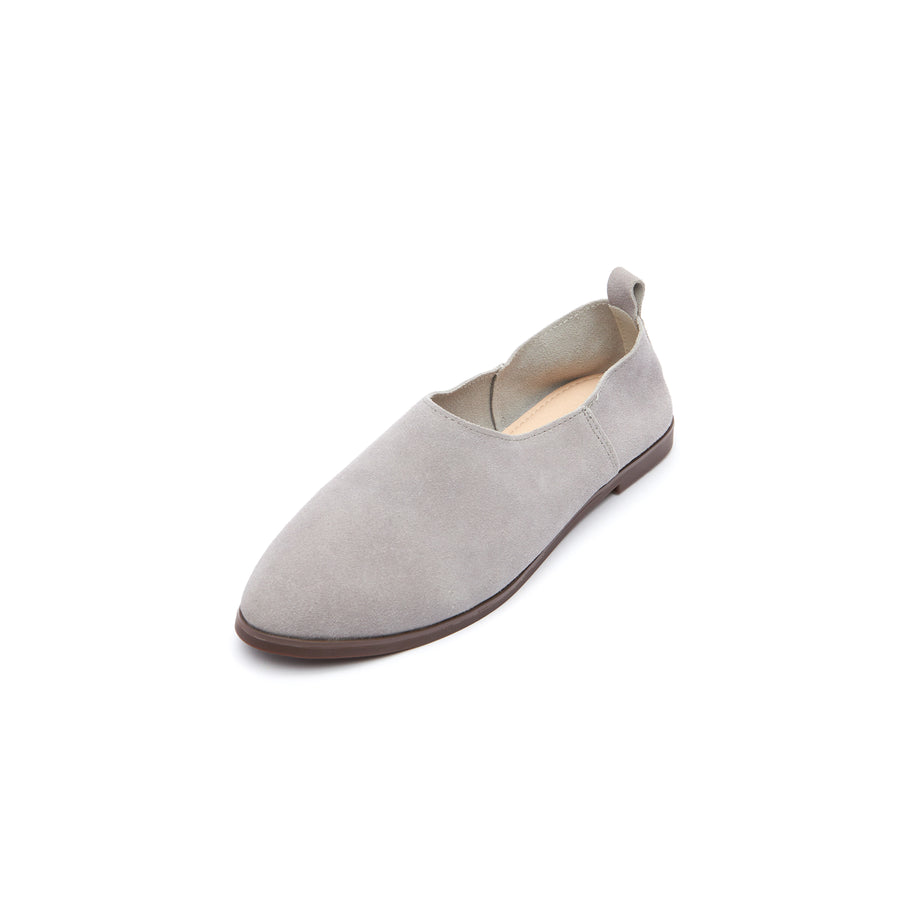 Kurve Suede Loafers - Mid Grey ( MGY )