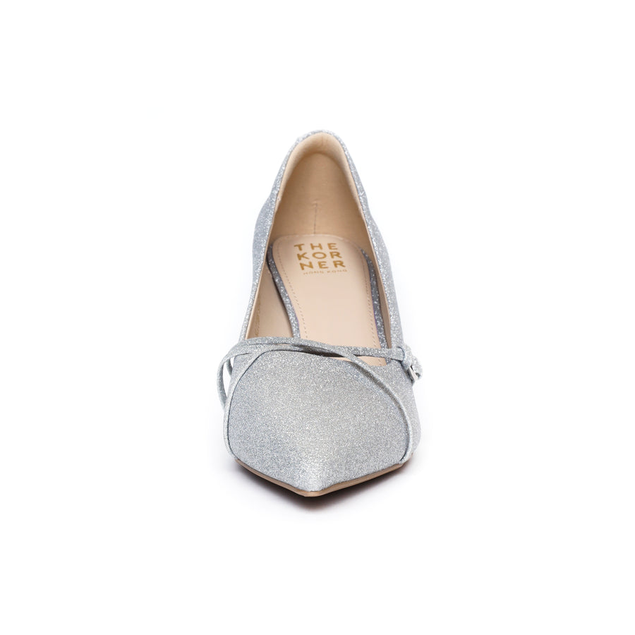 Klitter Stripe Heels - Silver (SIL)