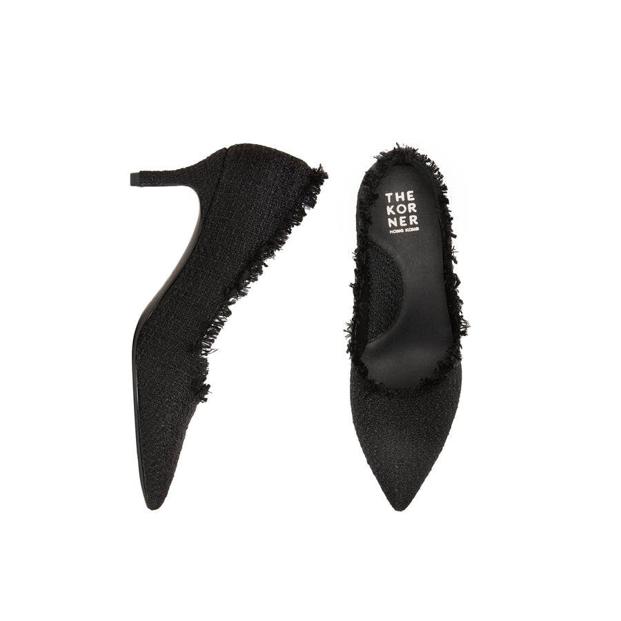 Klassic Tweed Heels - Black ( BLK )