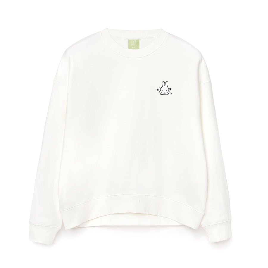 Miffy Swimming Sweatshirt - White (WHT)