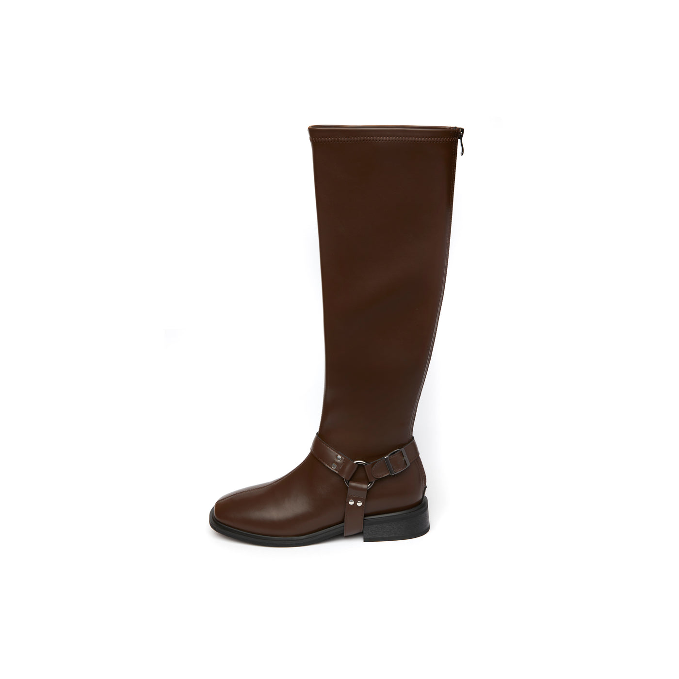 Kiley Slim Zip Boots - Khaki (KHK)