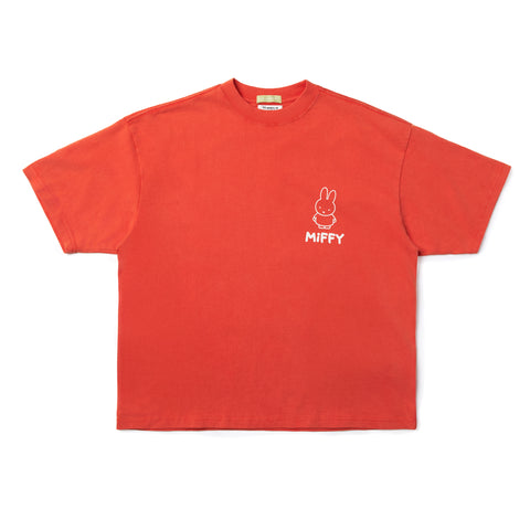 Miffy 70S Logo Washed Tee - Orange (ORG)