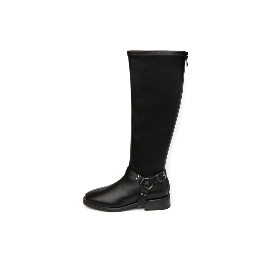 Kiley Slim Zip Boots - Black (BLK)