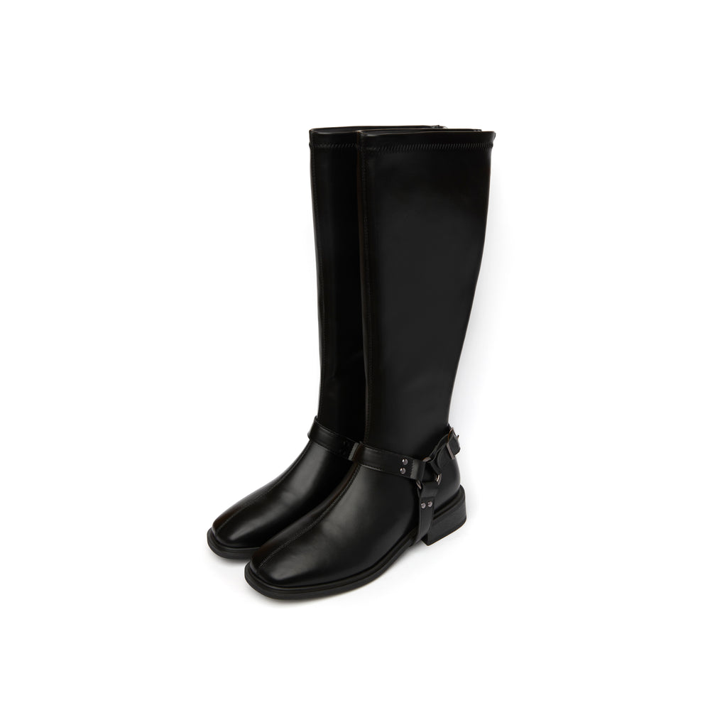 Kiley Slim Zip Boots - Black (BLK)