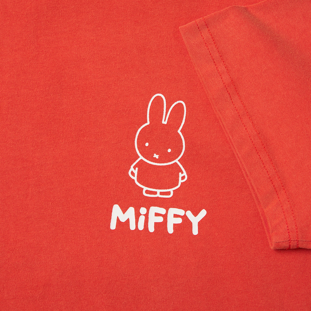 Miffy 70S Logo Washed Tee - Orange (ORG)