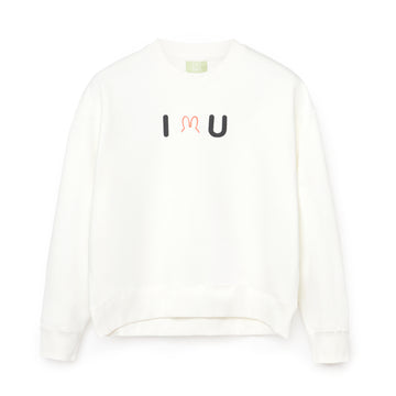 Miffy I Love U Sweatshirt - White (WHT)