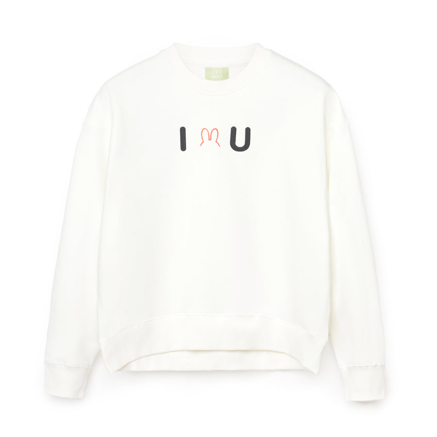 Miffy I Love U Sweatshirt - White (WHT)