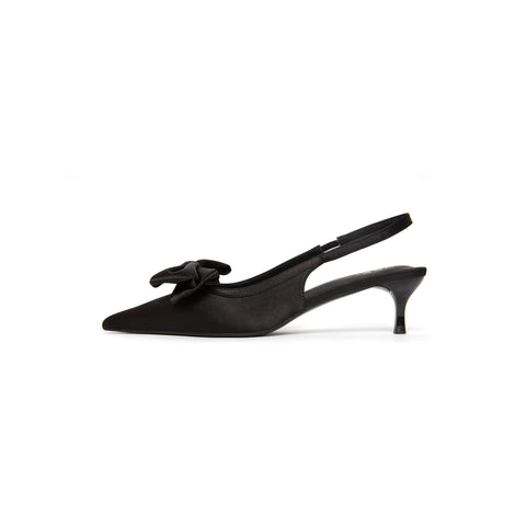 Kedi Ribbon Heels - Black (BLK)