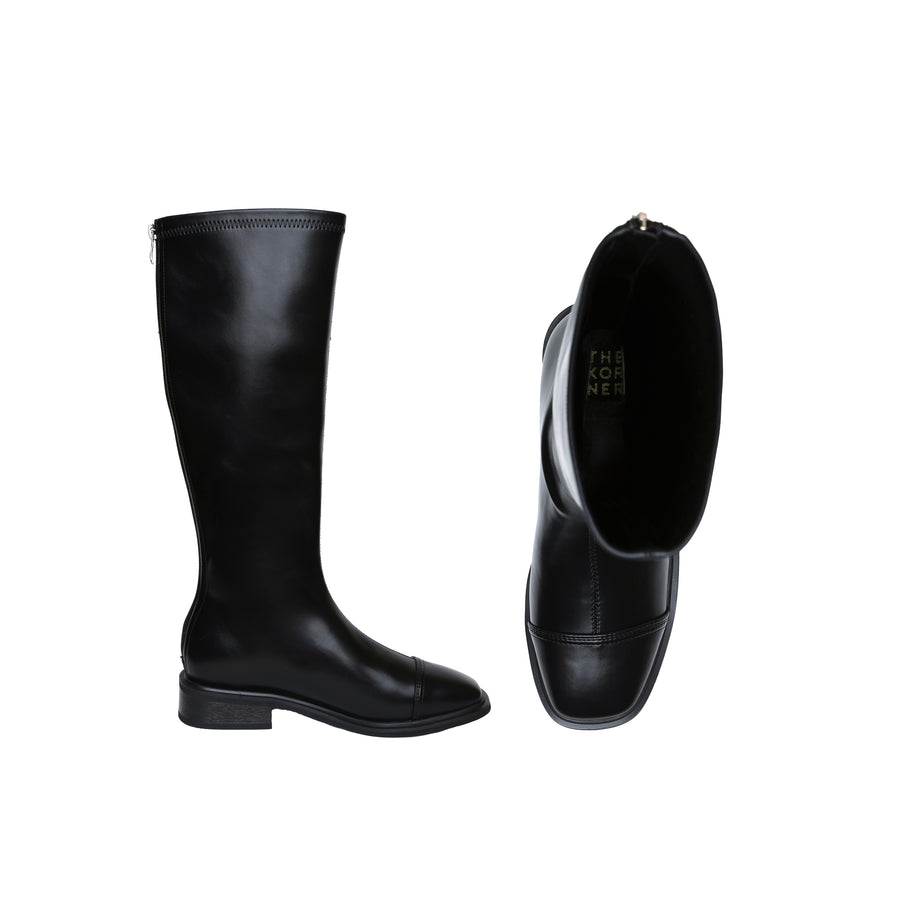 Kala Slim Zip Boots - Black (BLK)